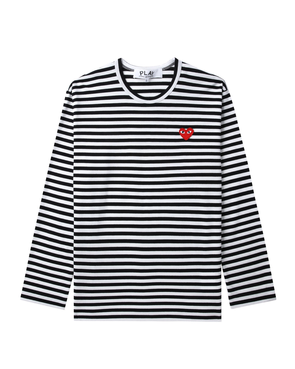 Heart logo striped tee