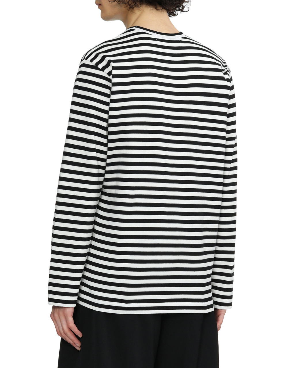 Heart logo striped tee