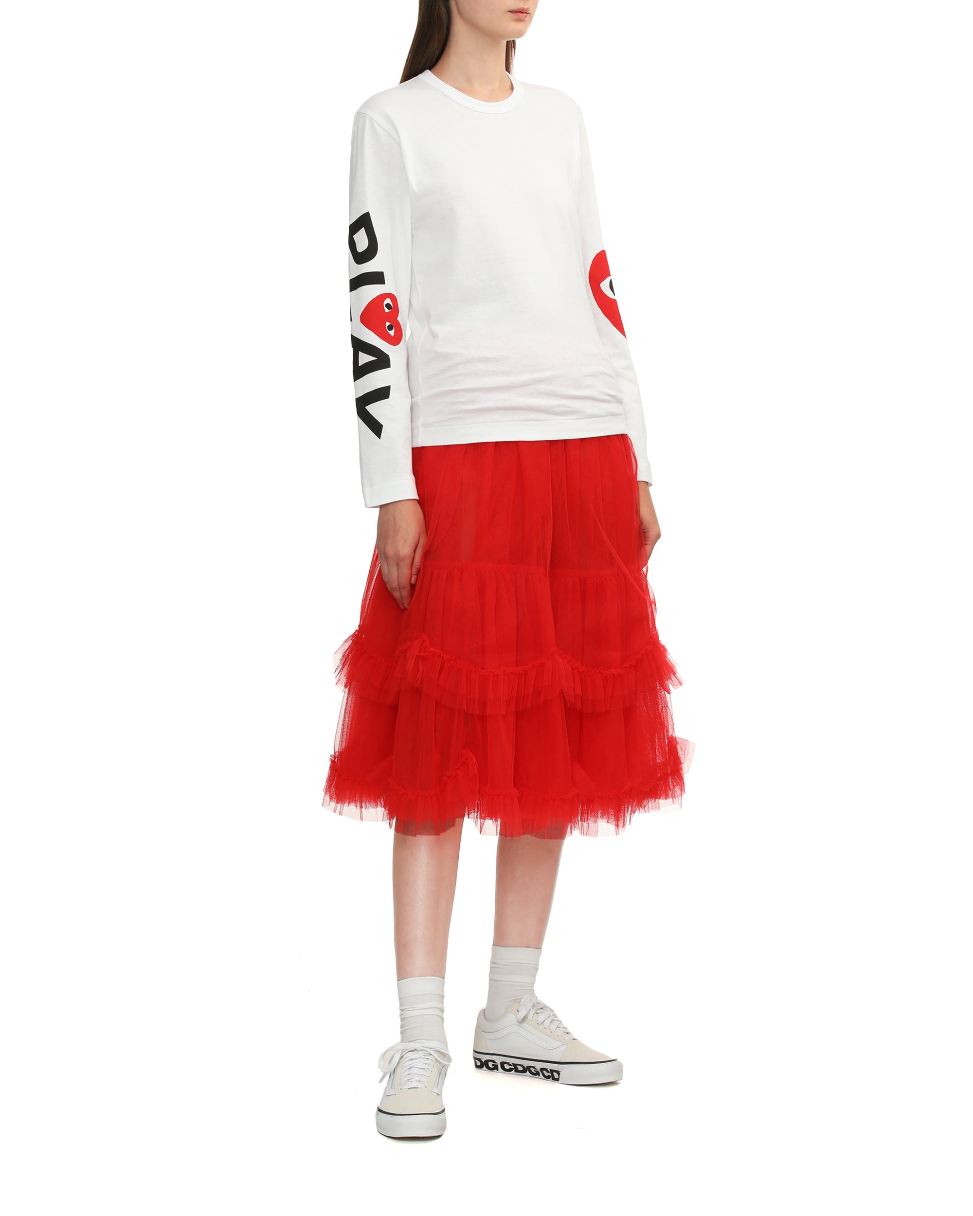 Big heart long sleeves tee
