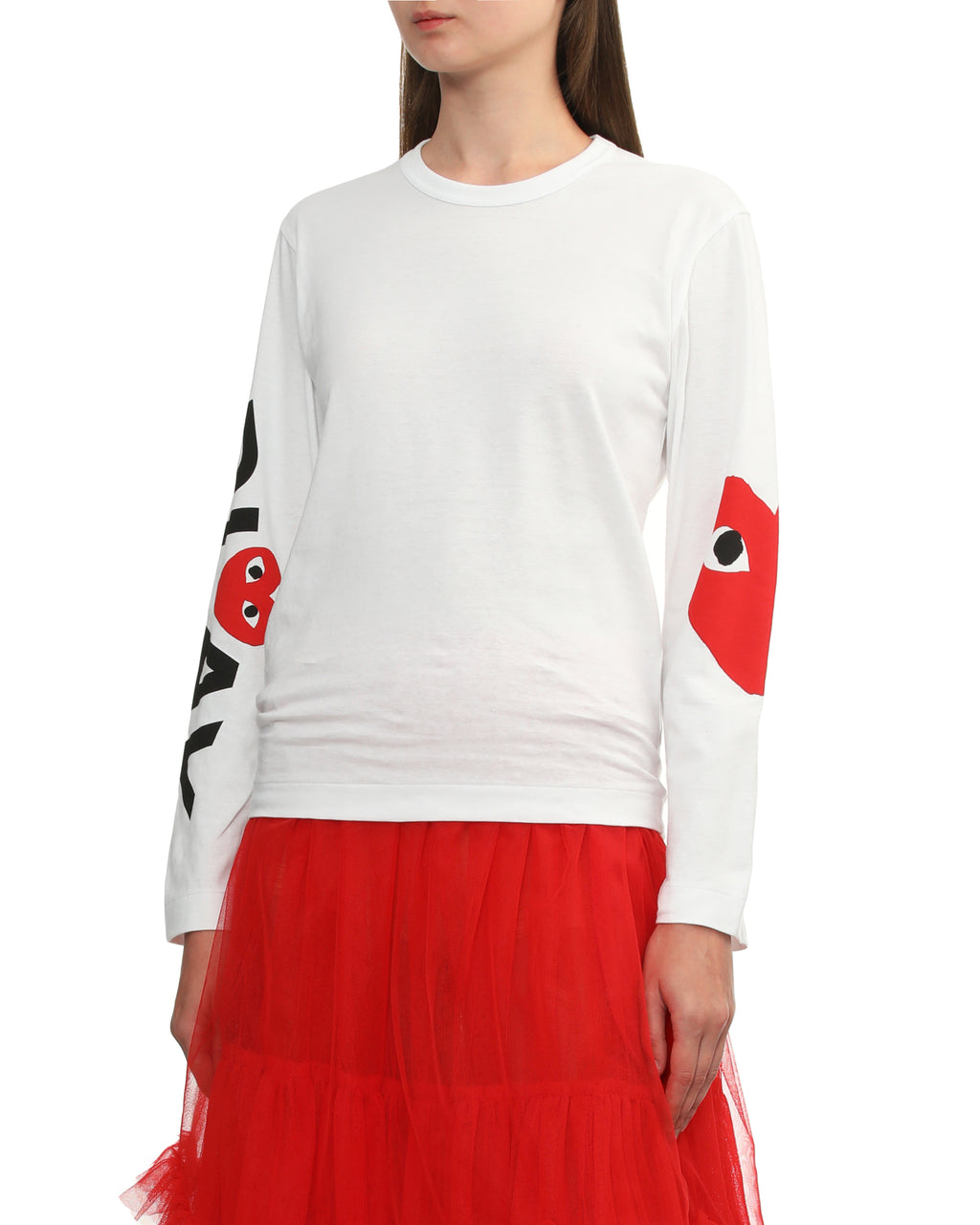 Big heart long sleeves tee