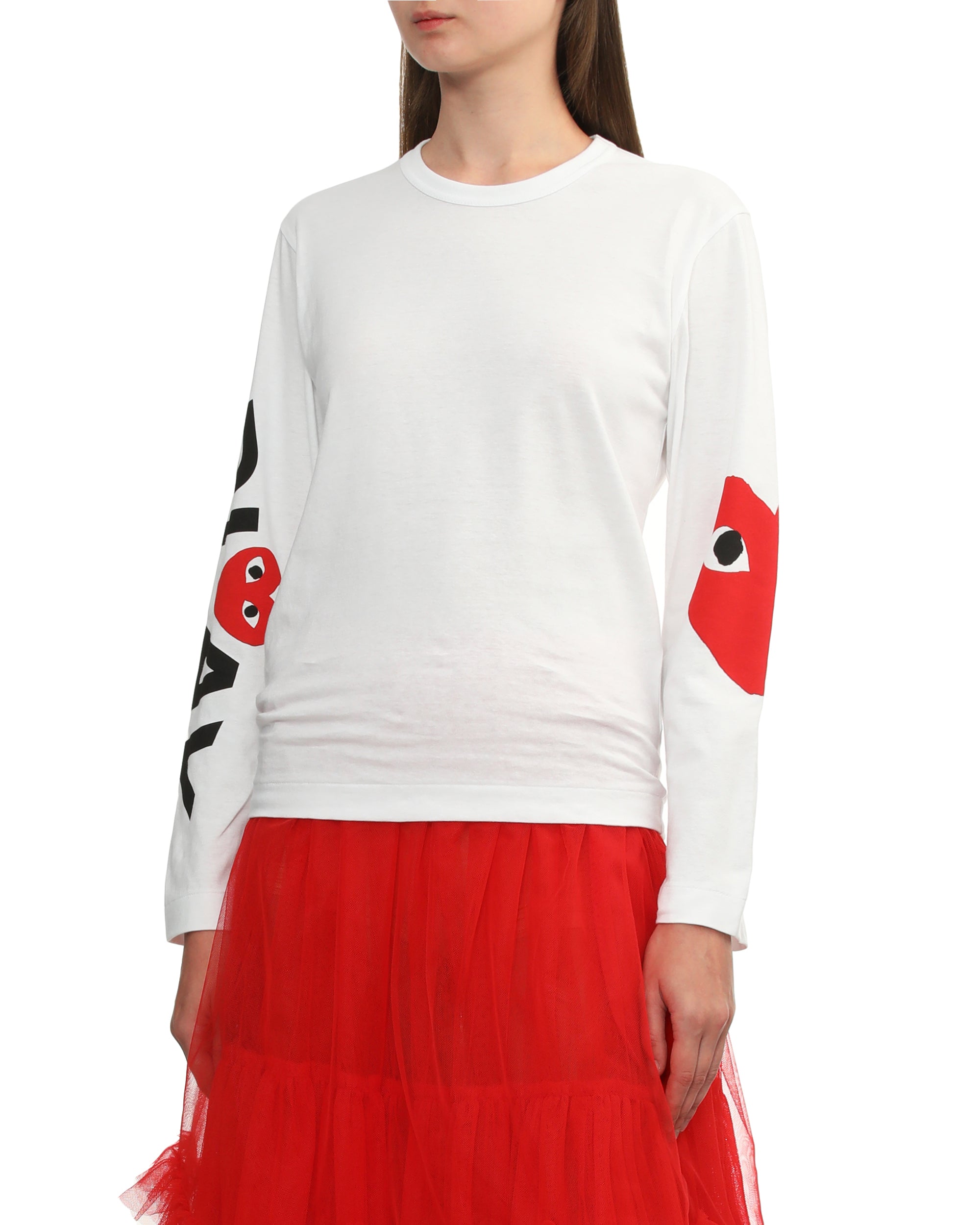 Big heart long sleeves tee