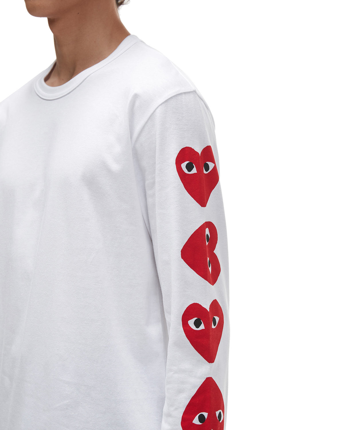 Hearts logo sleeve tee