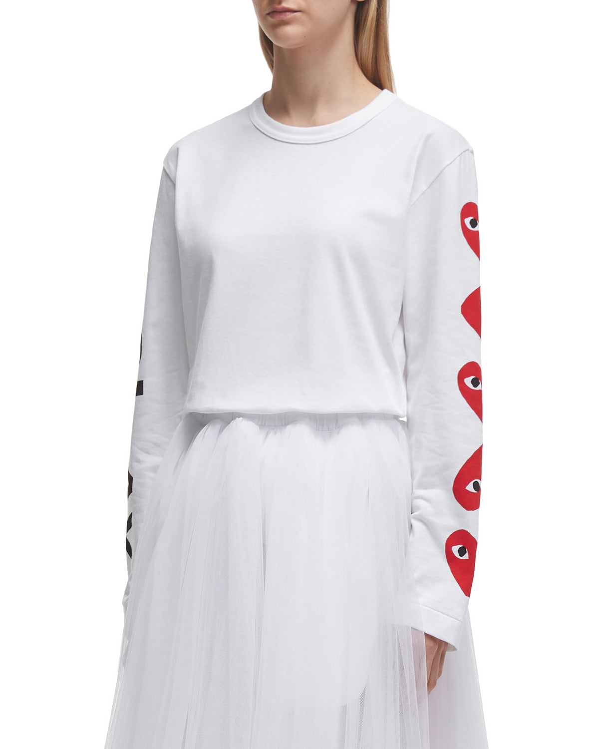 Hearts logo sleeve tee