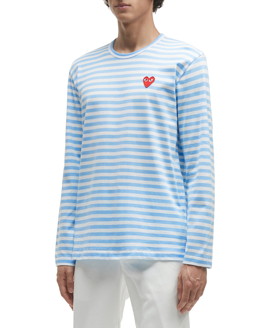 Heart striped tee