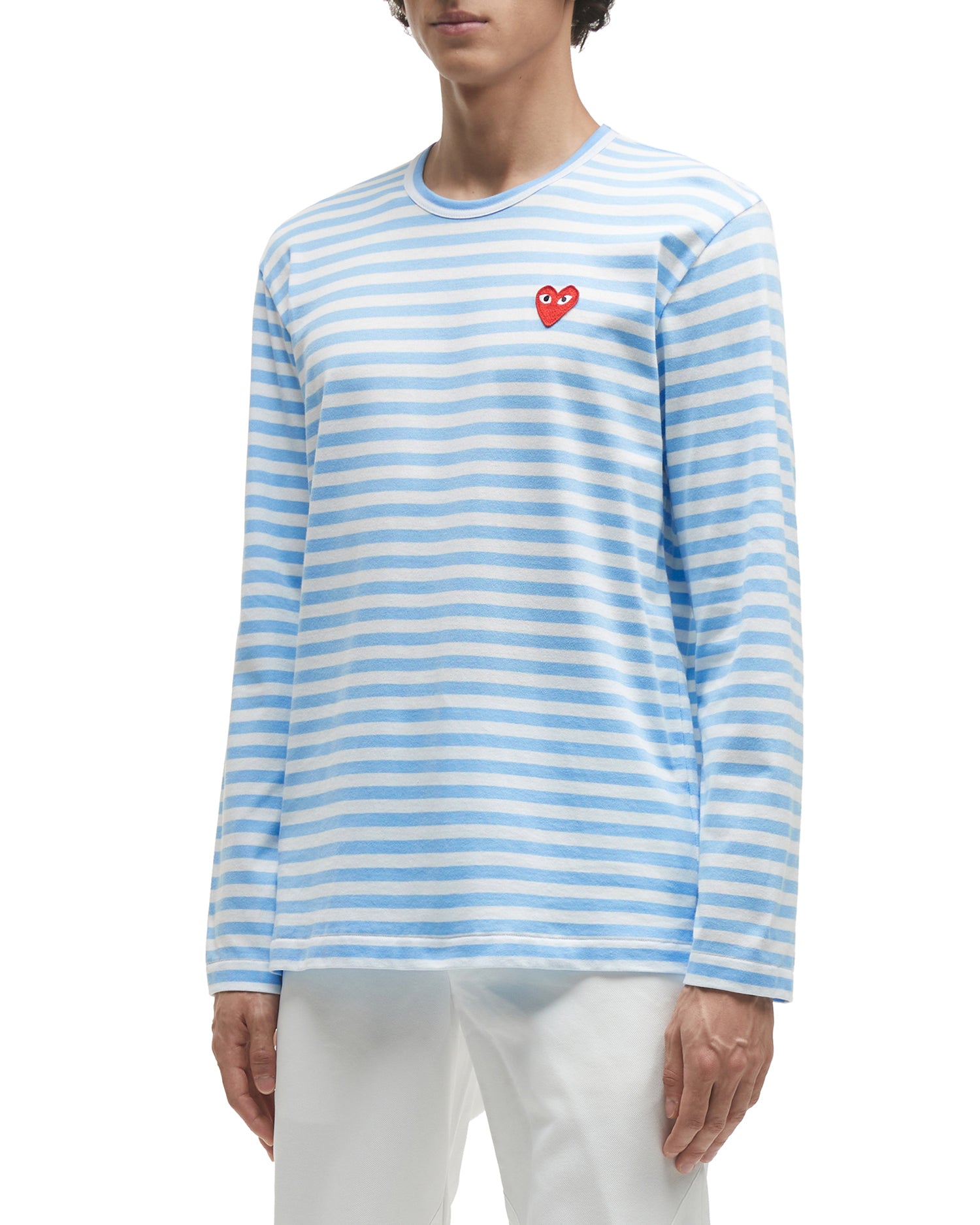 Heart striped tee
