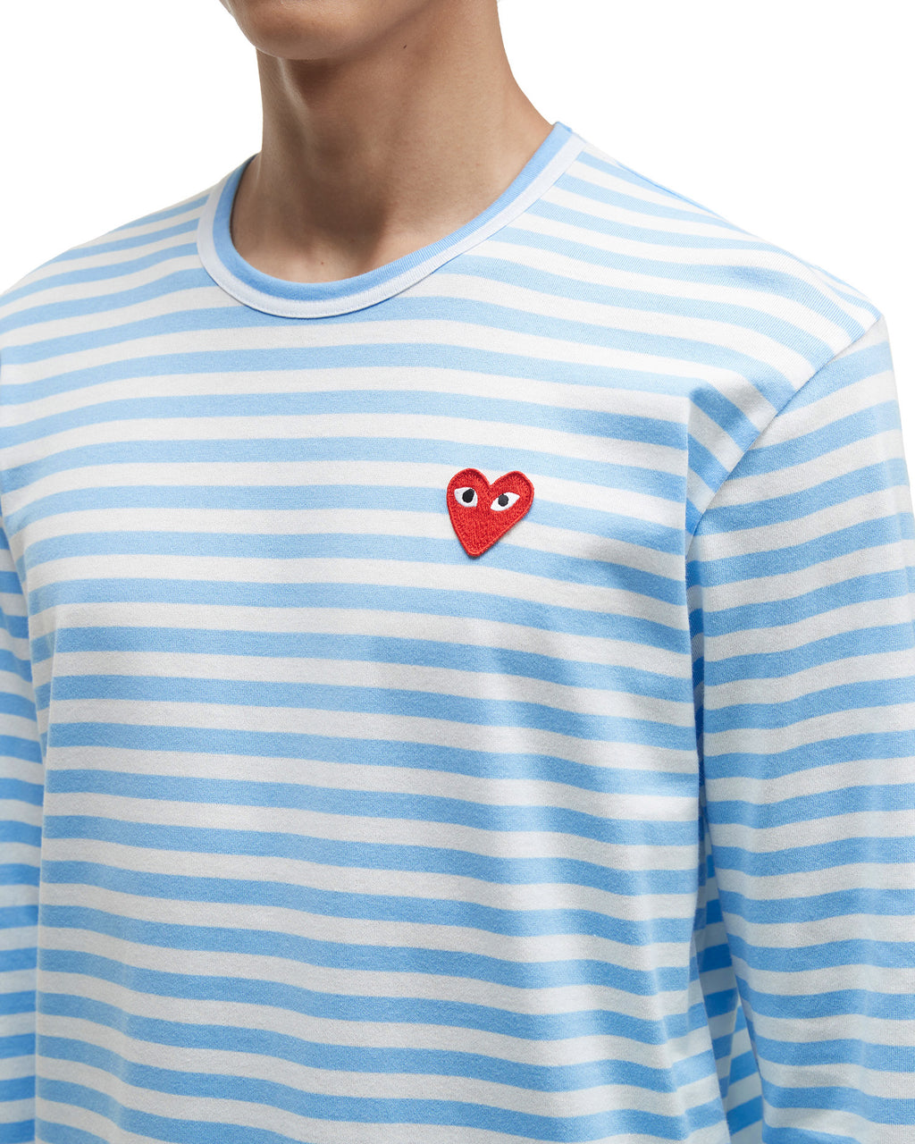 Heart striped tee