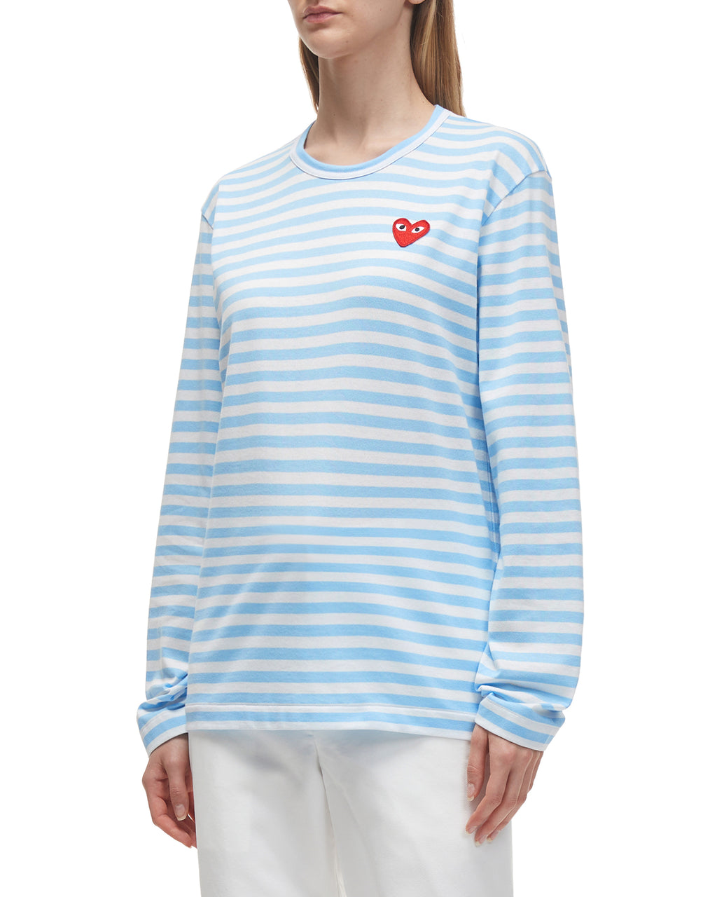 Heart striped tee
