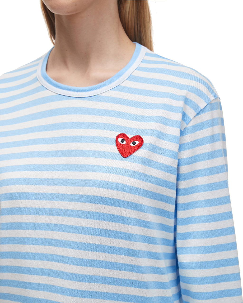 Heart striped tee