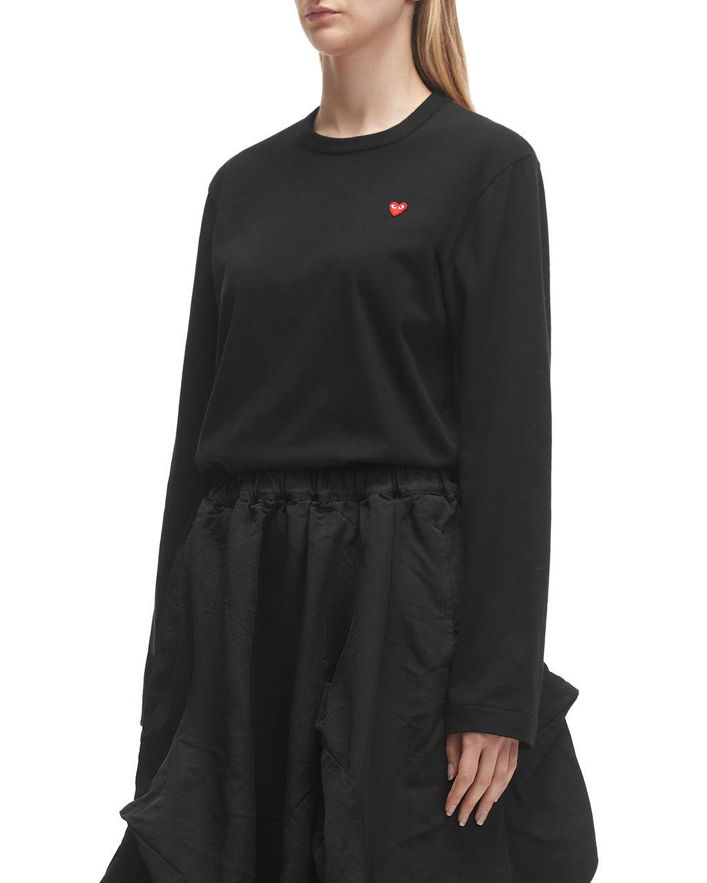 Mini heart crew neck tee