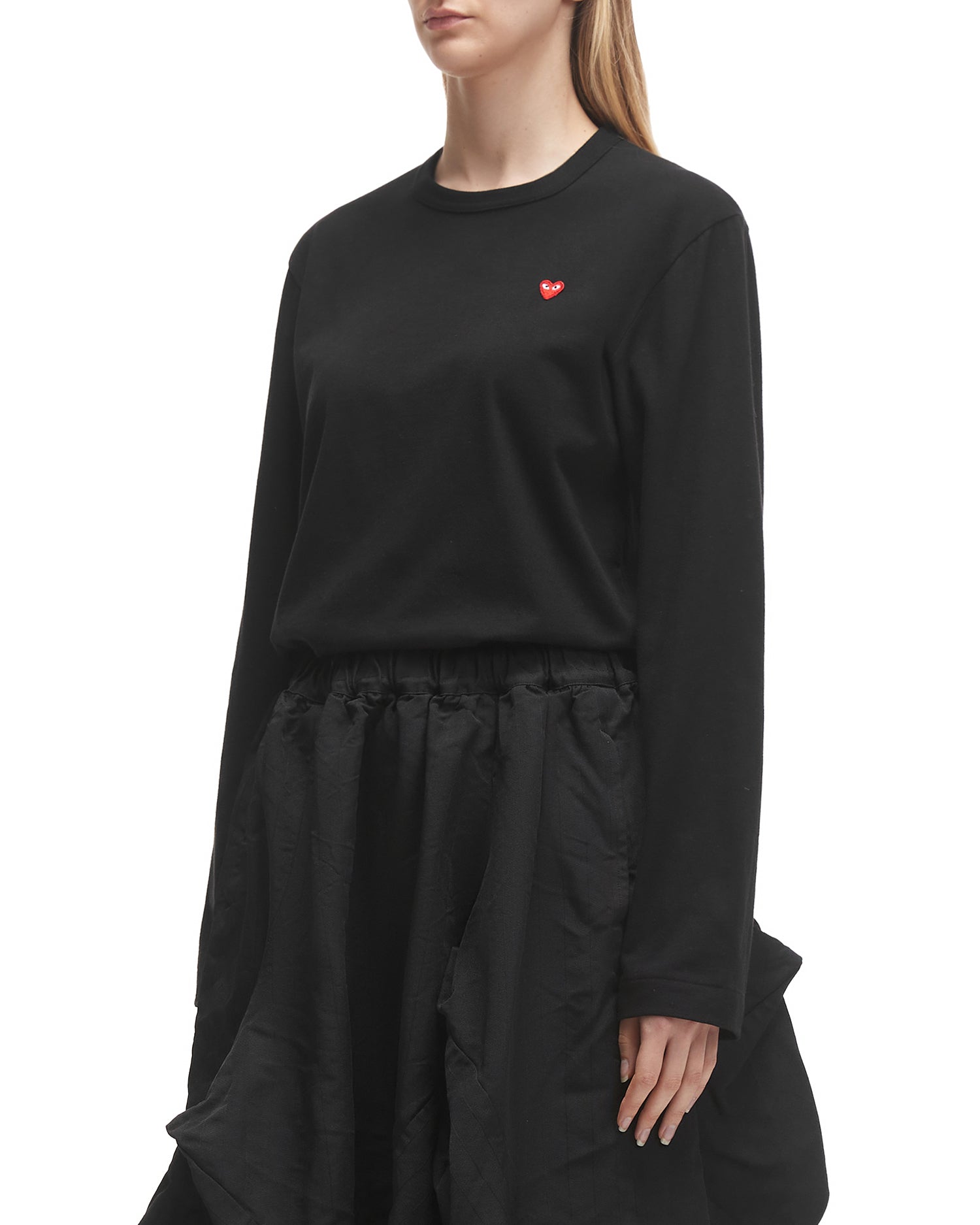 Mini heart crew neck tee