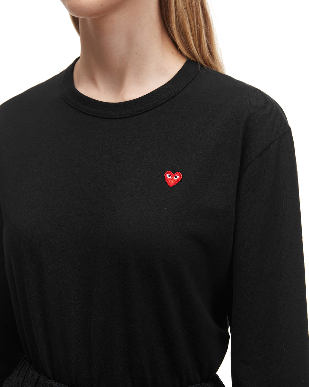 Mini heart crew neck tee