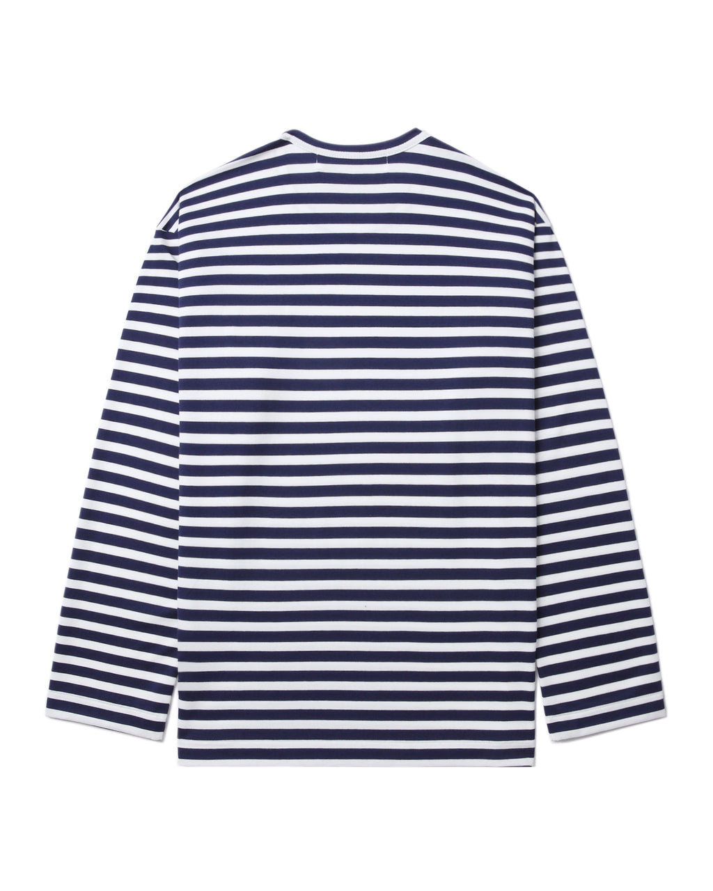 Rhinestone heart striped tee