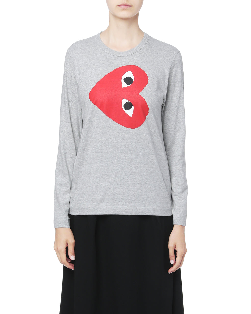 Tilted heart logo tee