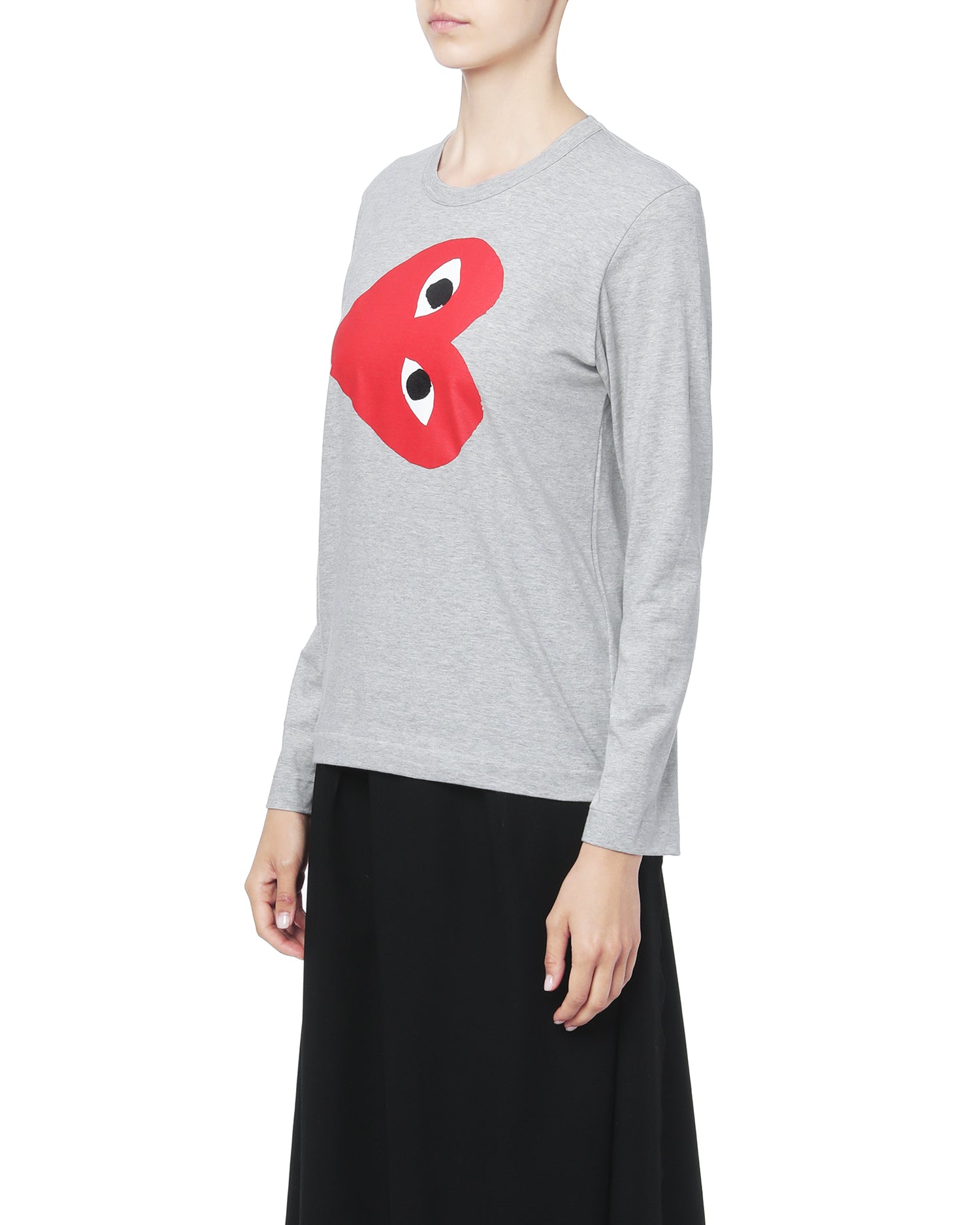 Tilted heart logo tee