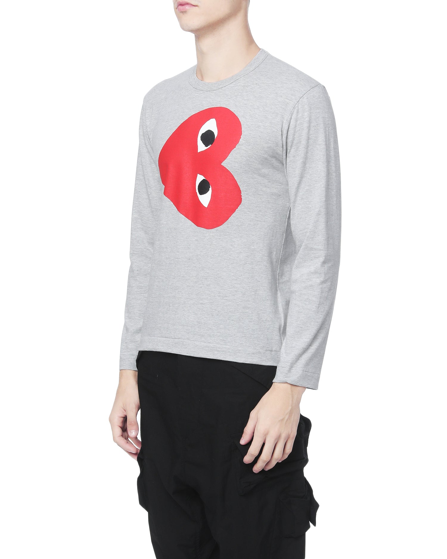 Tilted heart logo tee