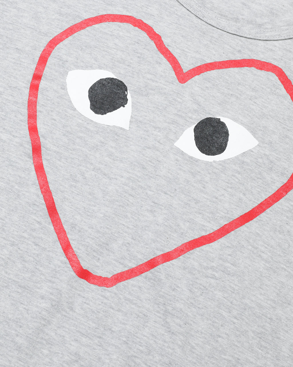 Outline heart logo tee