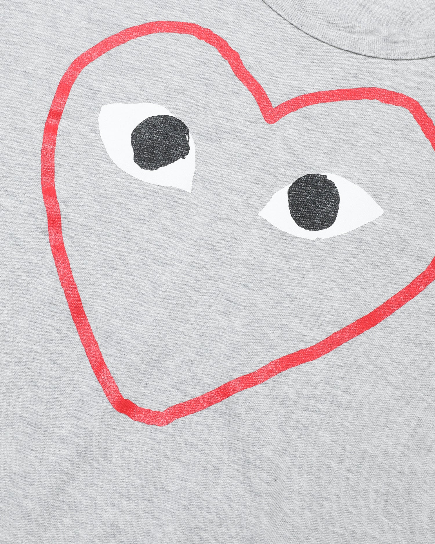Outline heart logo tee