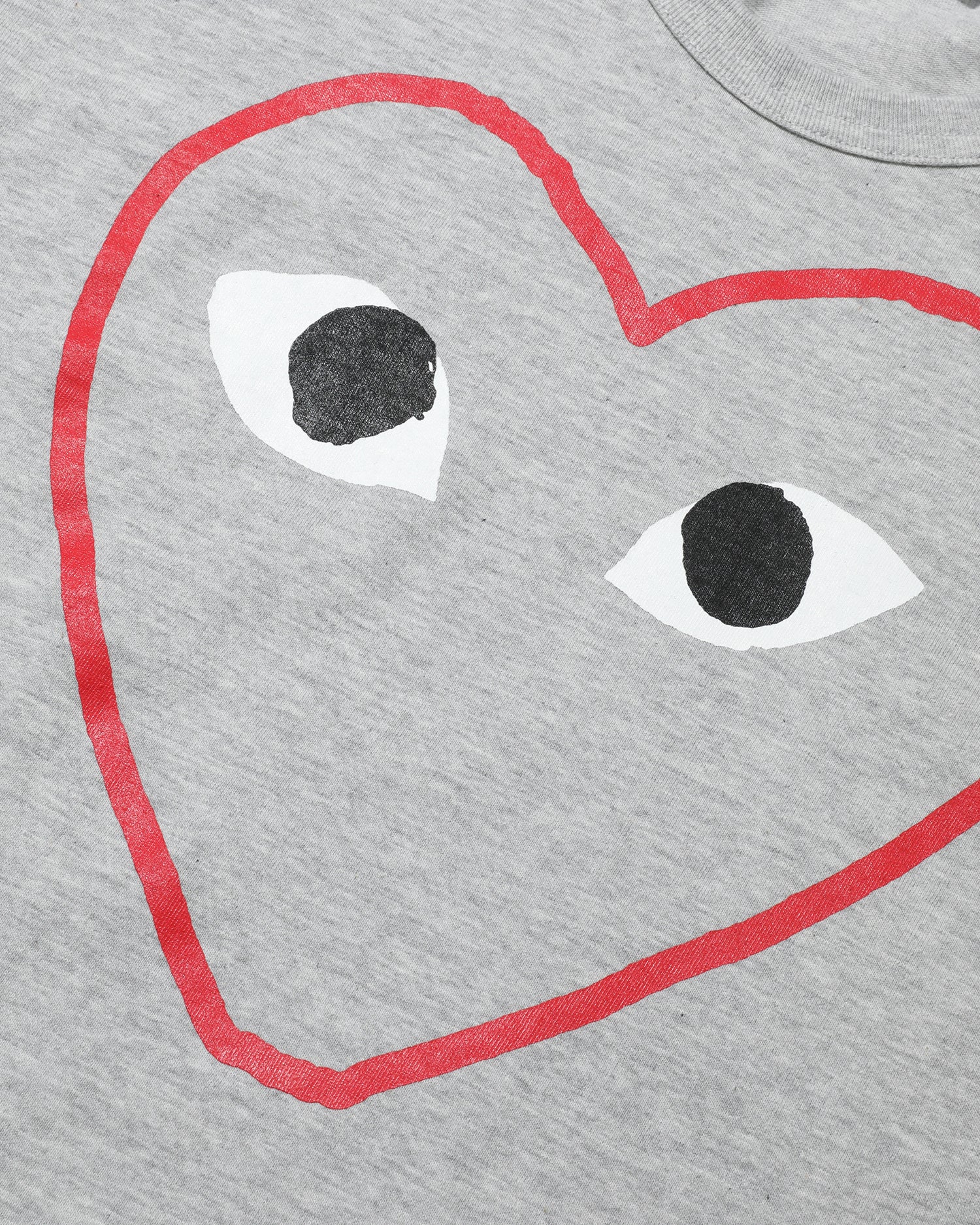 Outline heart logo tee