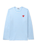 Heart logo striped tee