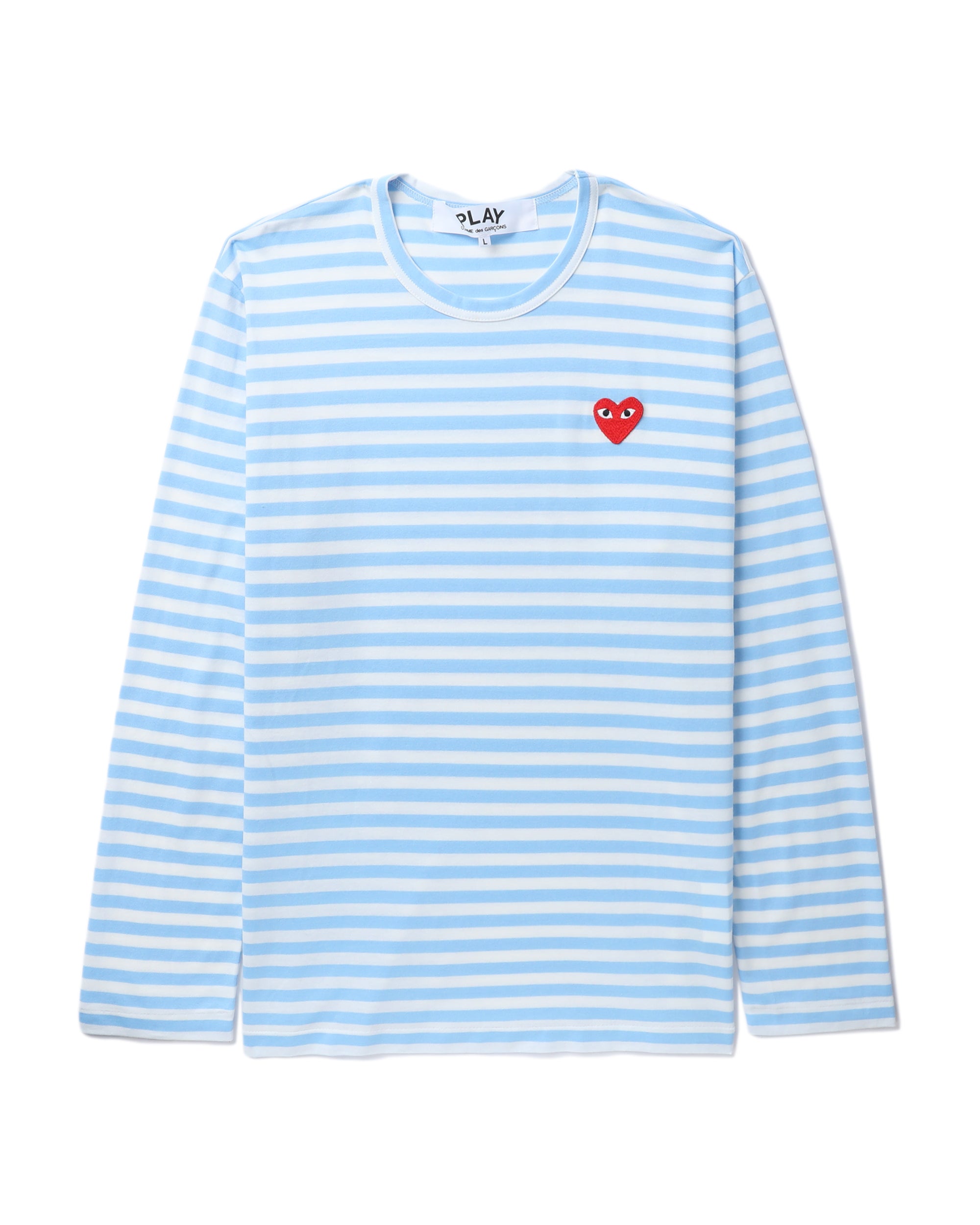 Heart logo striped tee