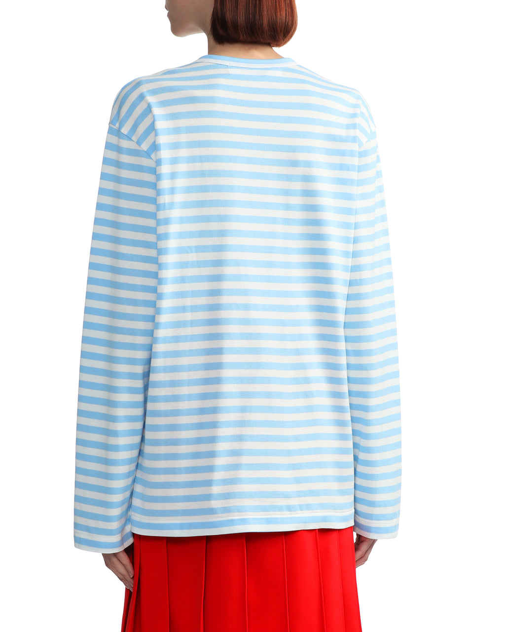 Heart logo striped tee