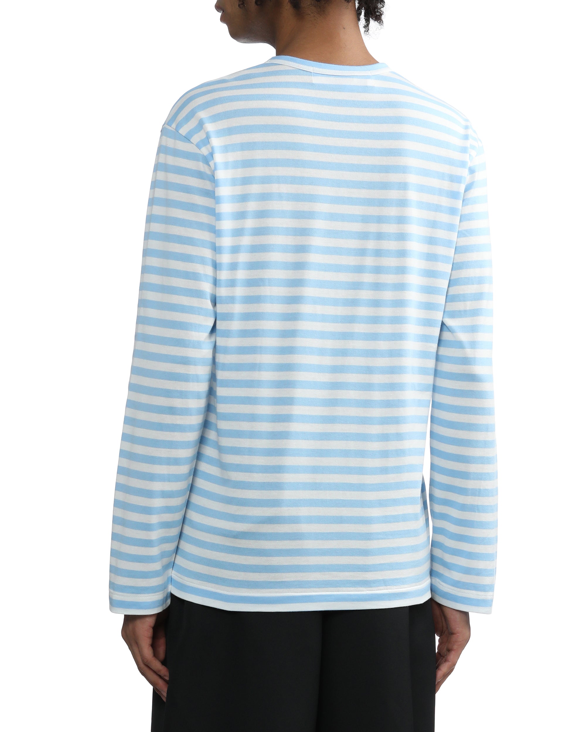 Heart logo striped tee