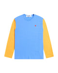 Heart logo panelled L\u002FS tee