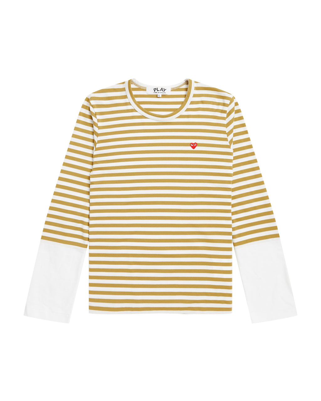 Heart logo stripe tee