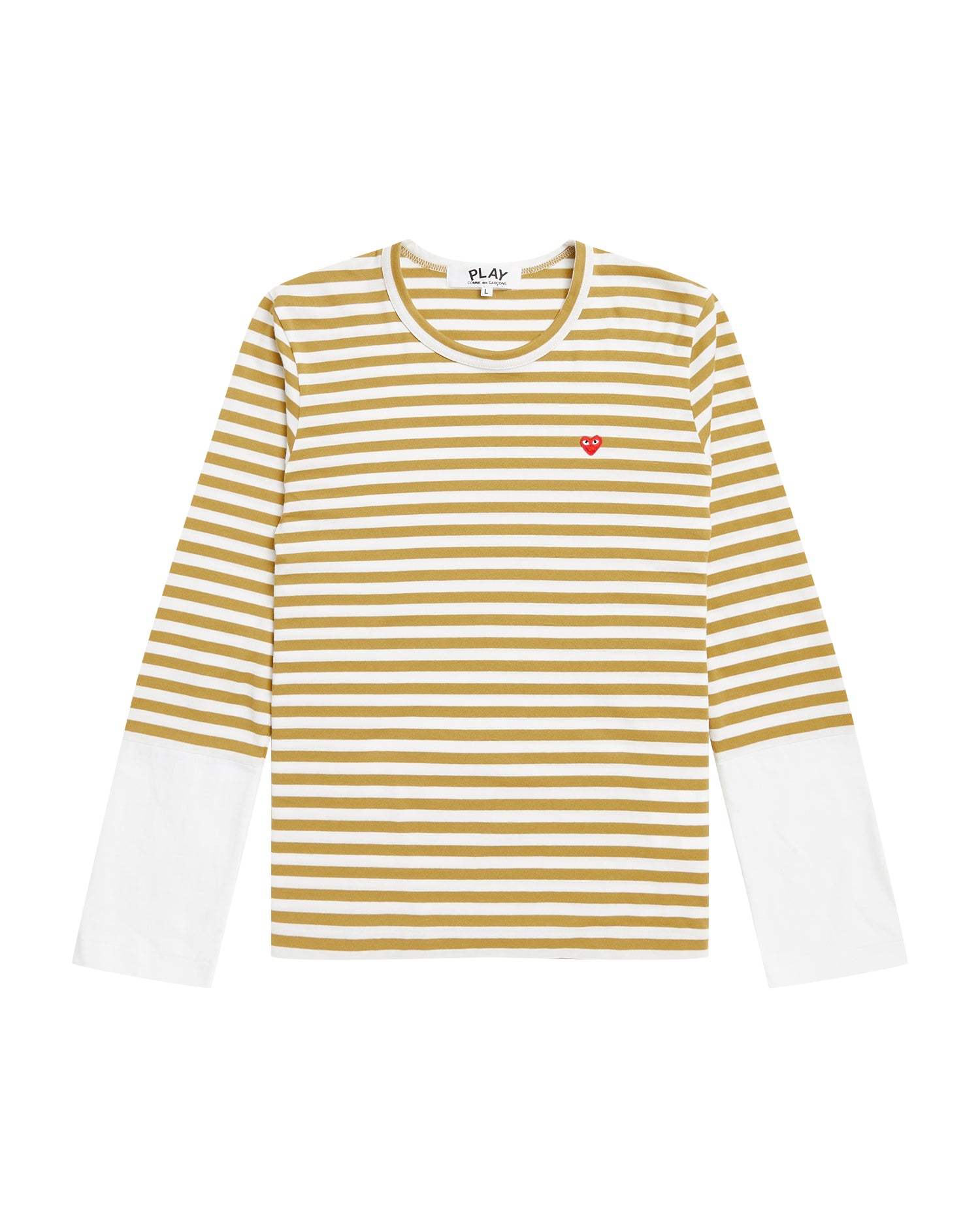 Heart logo stripe tee