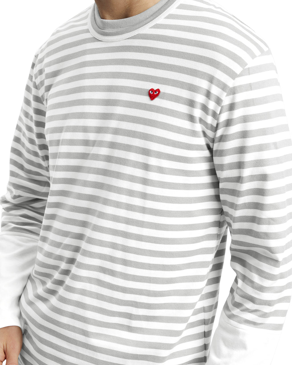 Heart logo stripe tee