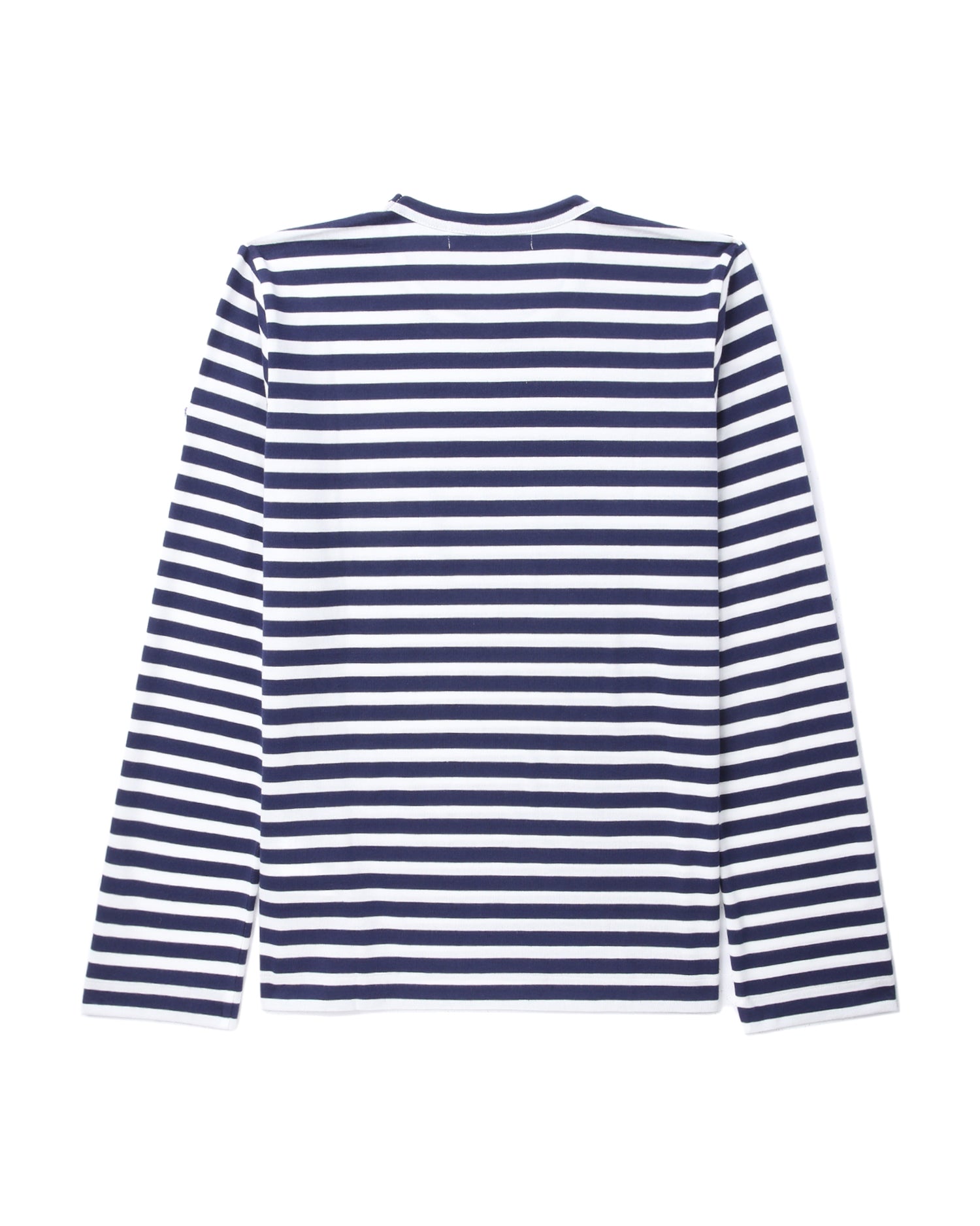 X INVADER striped long-sleeve tee