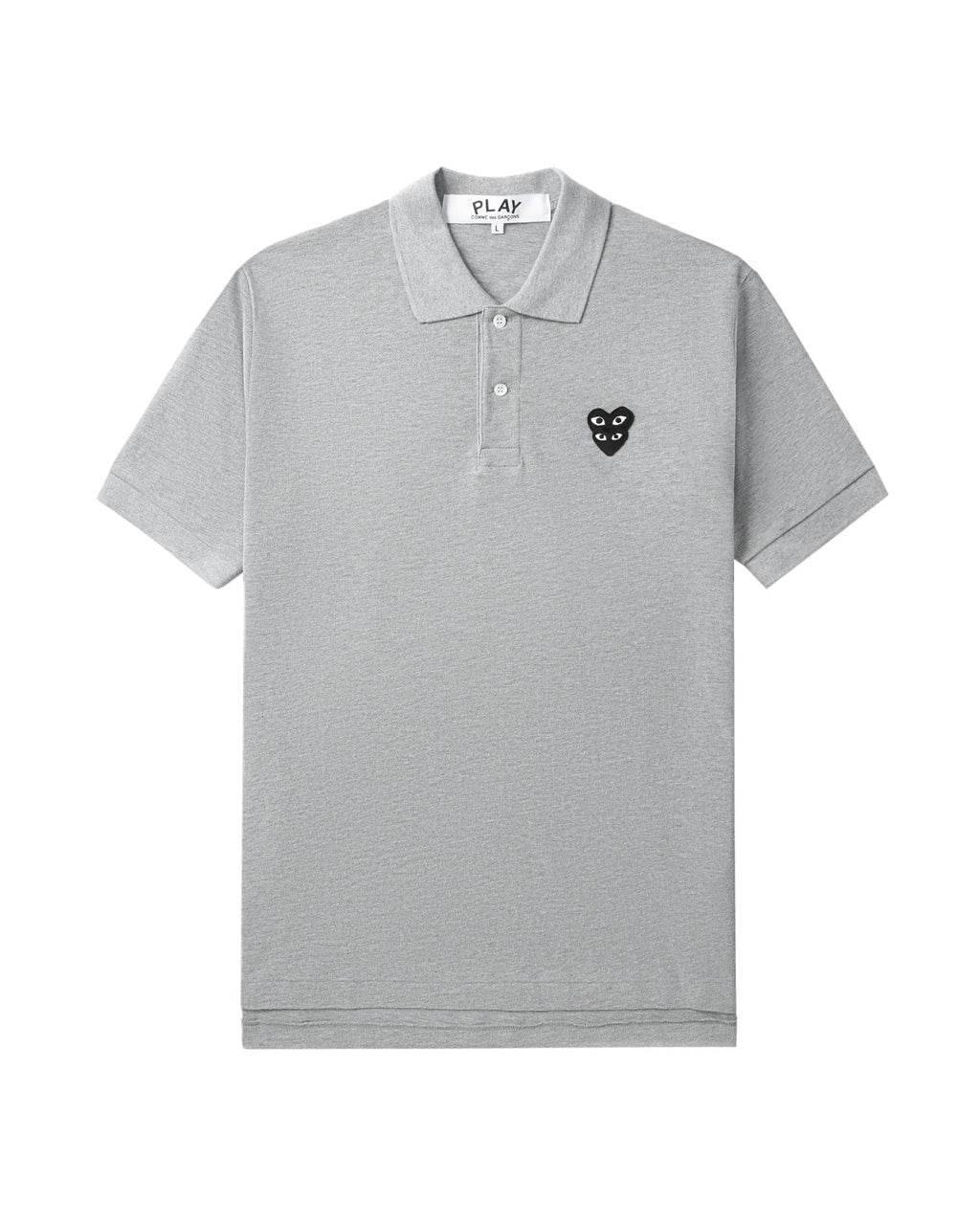 Stacked heart polo shirt