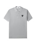 Stacked heart polo shirt