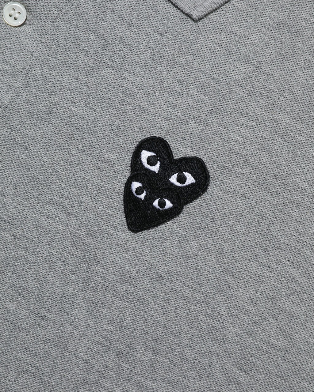 Double heart polo shirt