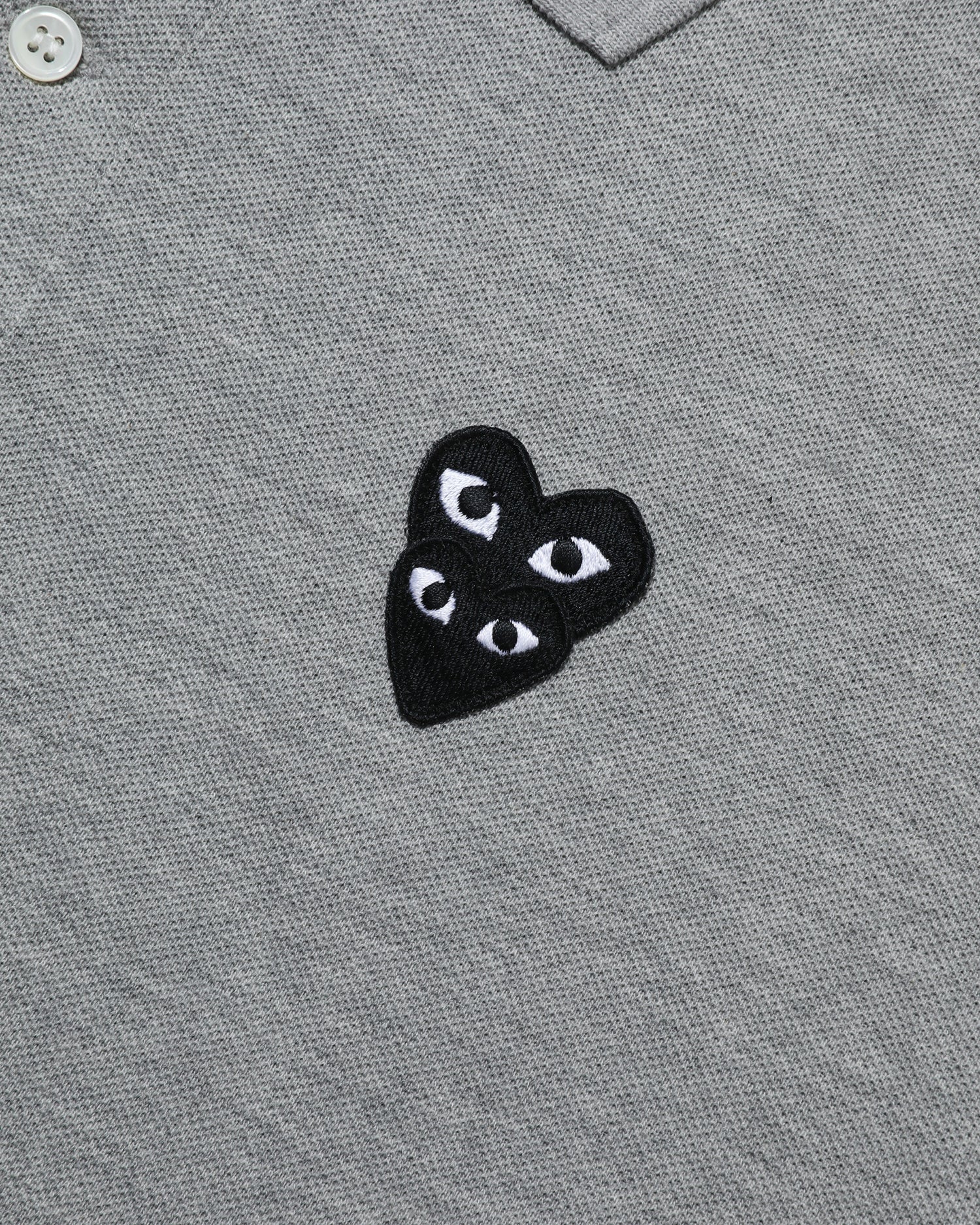 Double heart polo shirt