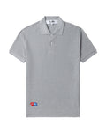 X INVADER embroidered short sleeve polo shirt