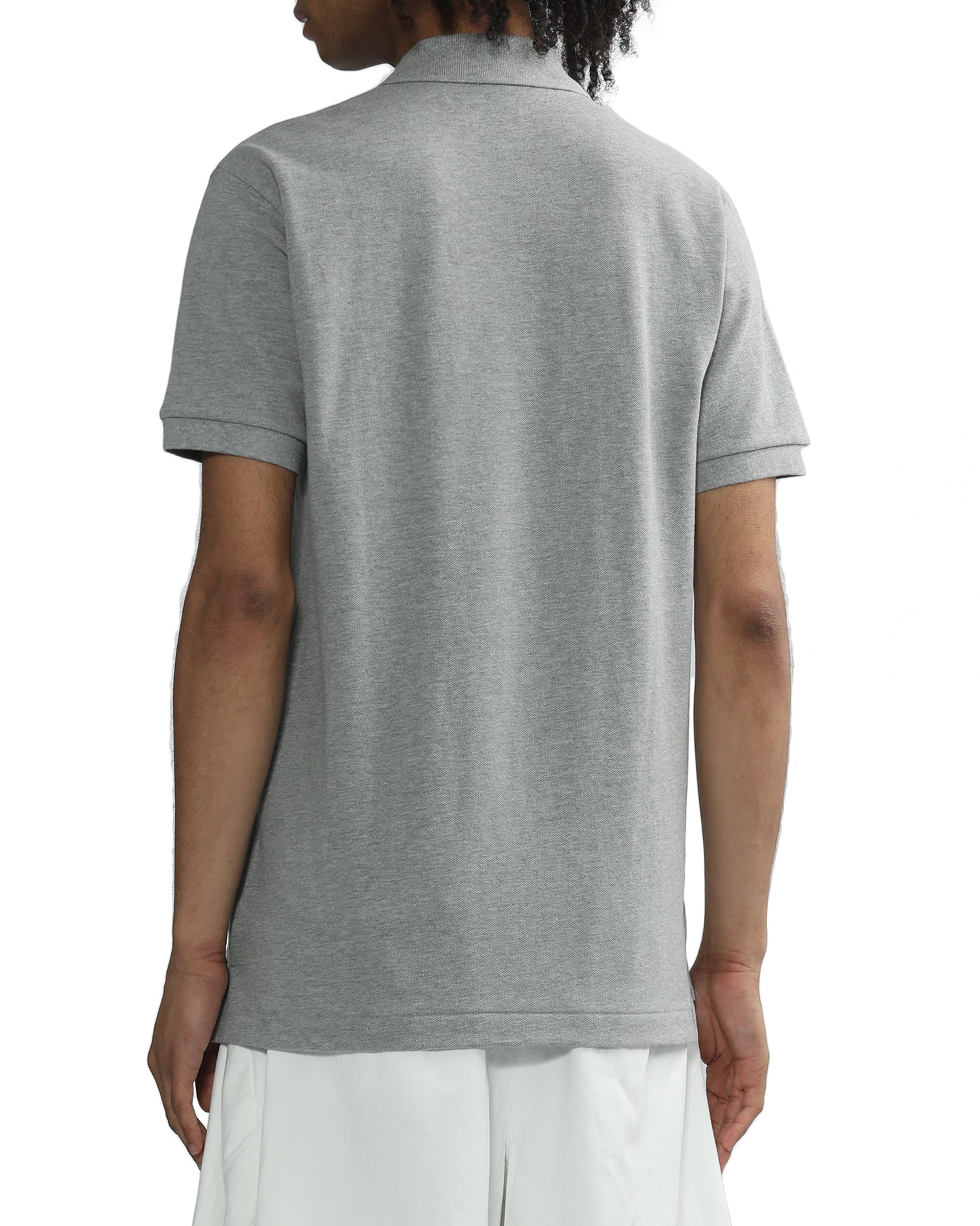X INVADER embroidered short sleeve polo shirt