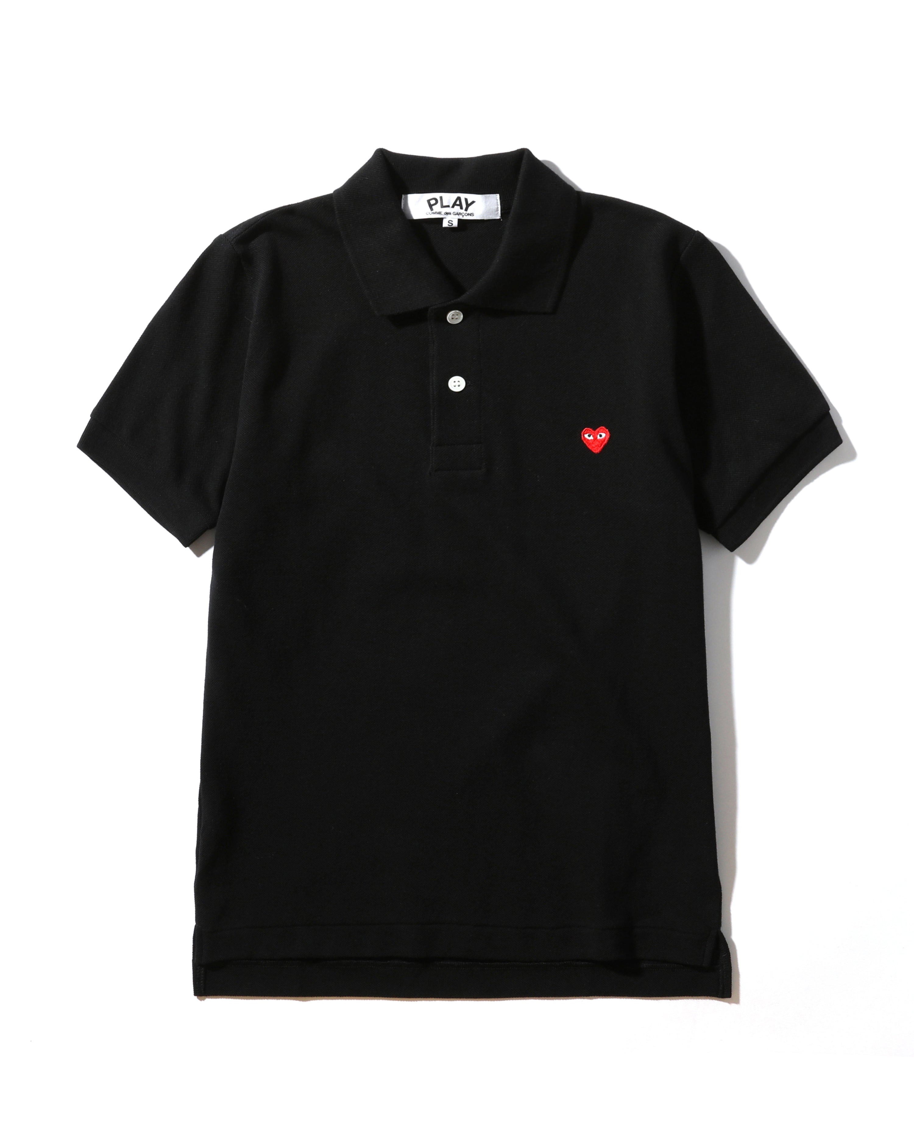 Heart logo polo shirt