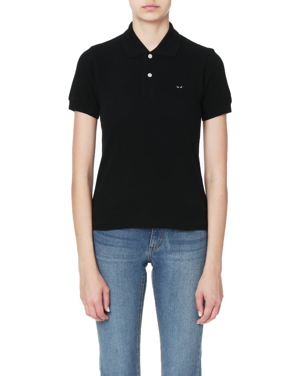 Heart logo polo shirt