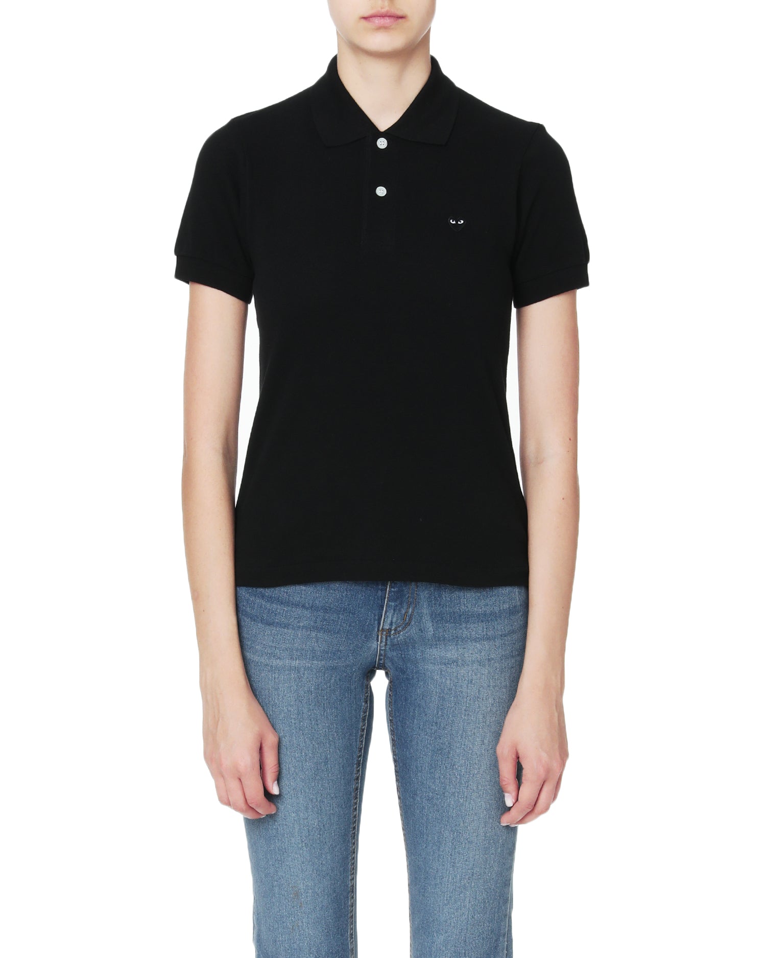 Heart logo polo shirt
