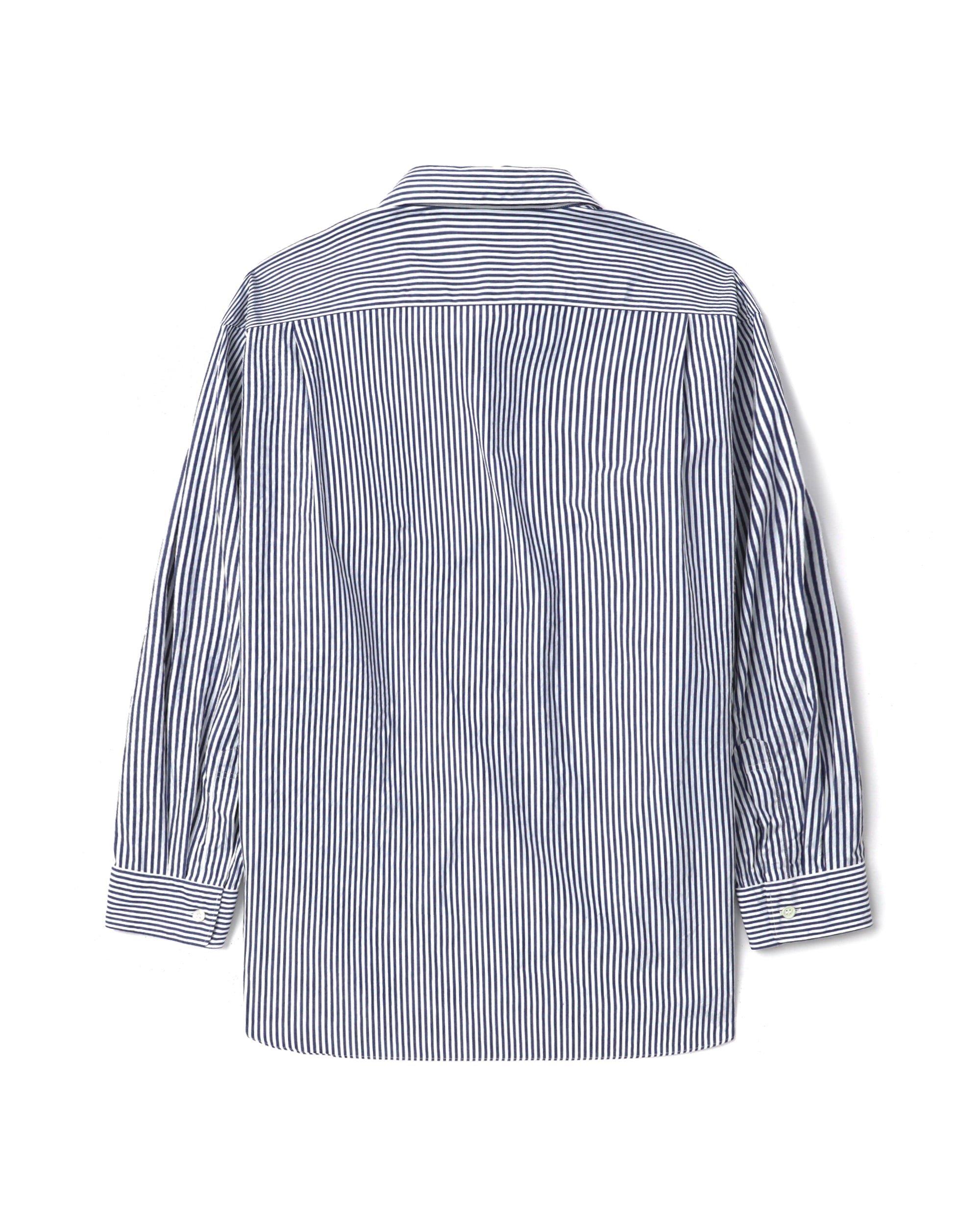 Heart patch stripe shirt