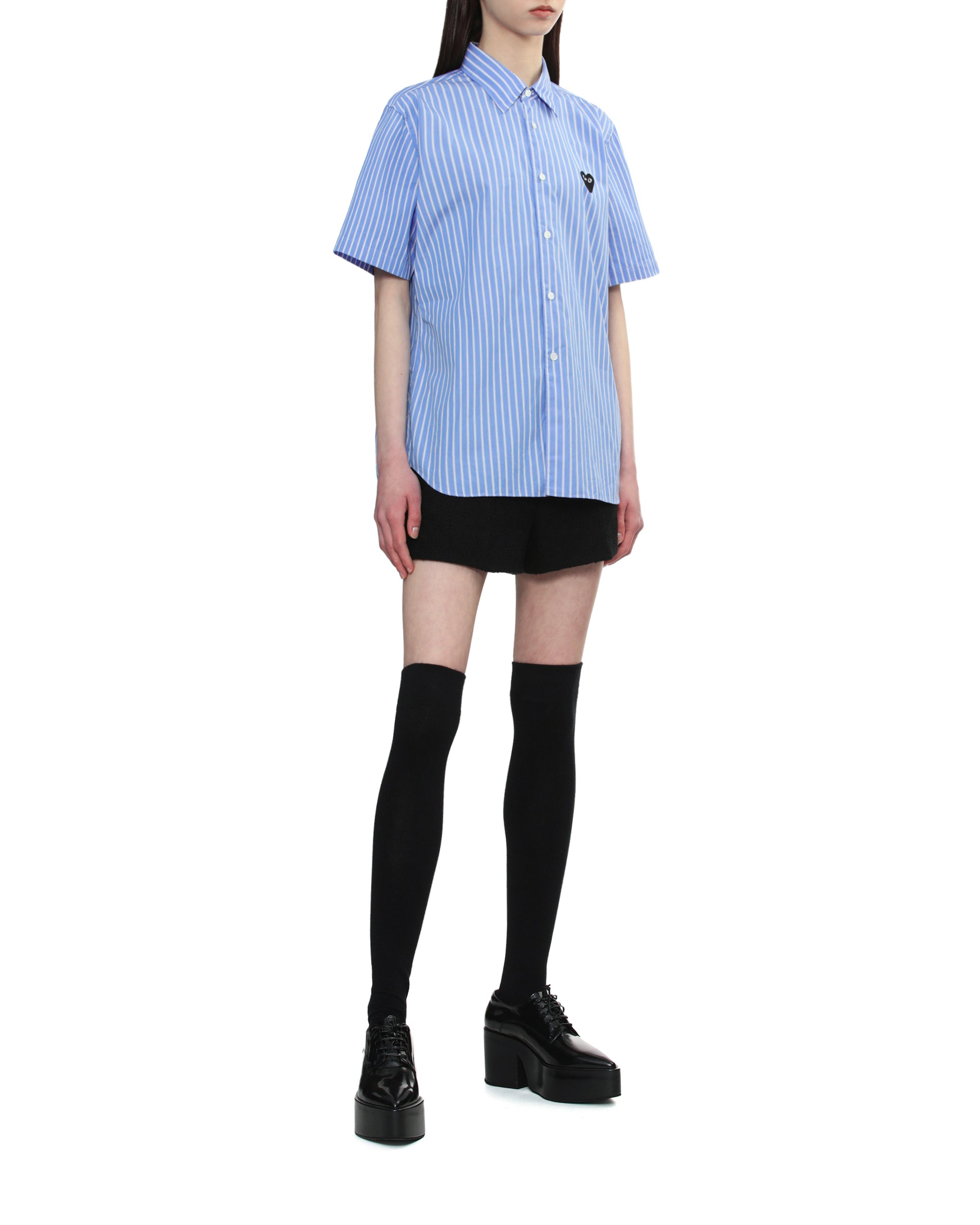 Striped short sleeve shirt