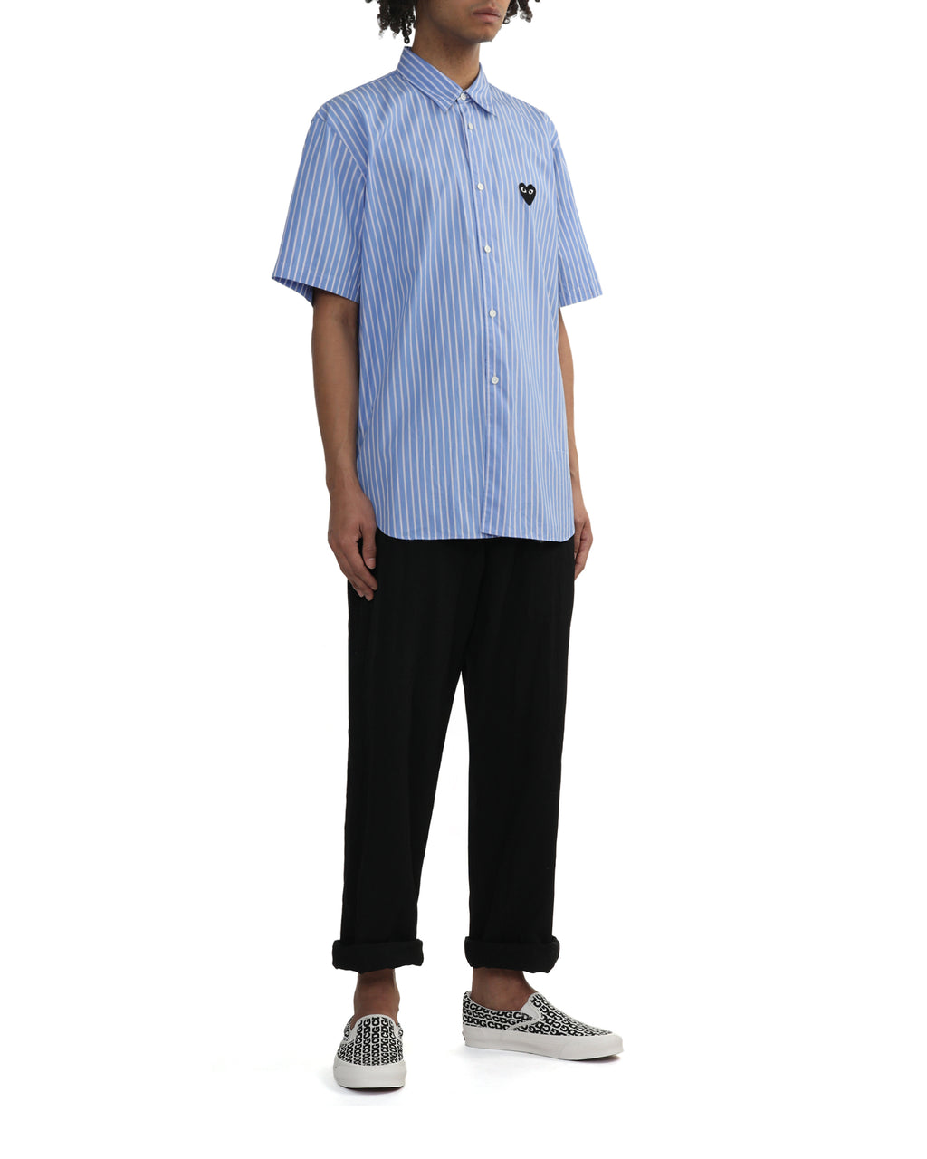 Striped short sleeve shirt