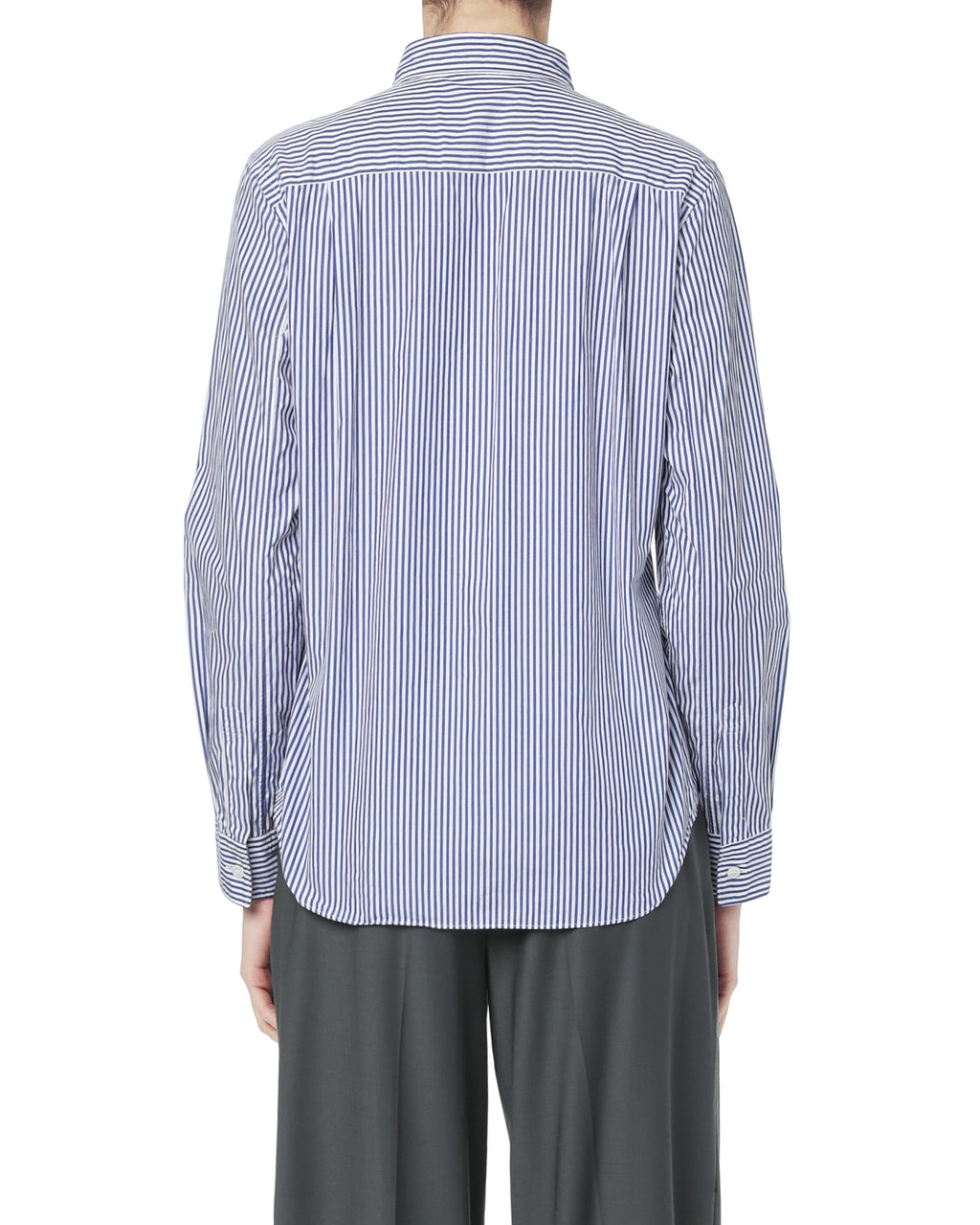 Heart logo pinstripes shirt