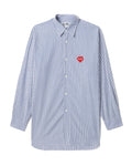 X INVADER logo stripe shirt