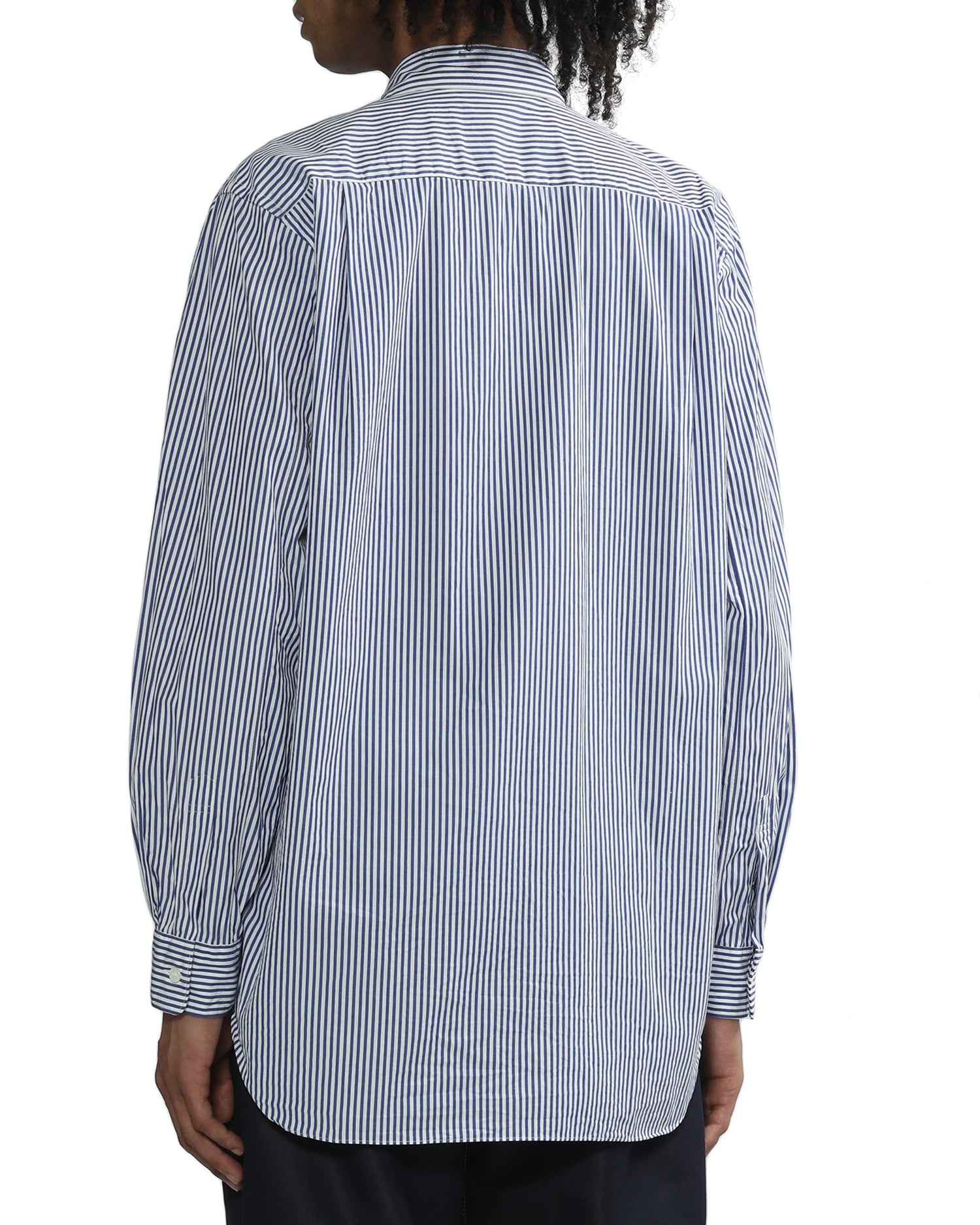 X INVADER logo stripe shirt