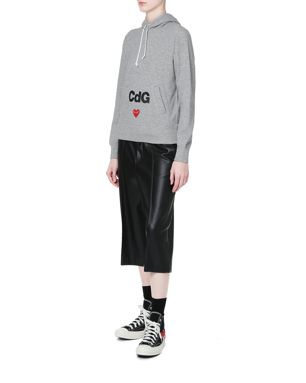X CDGCDGCDG logo hoodie