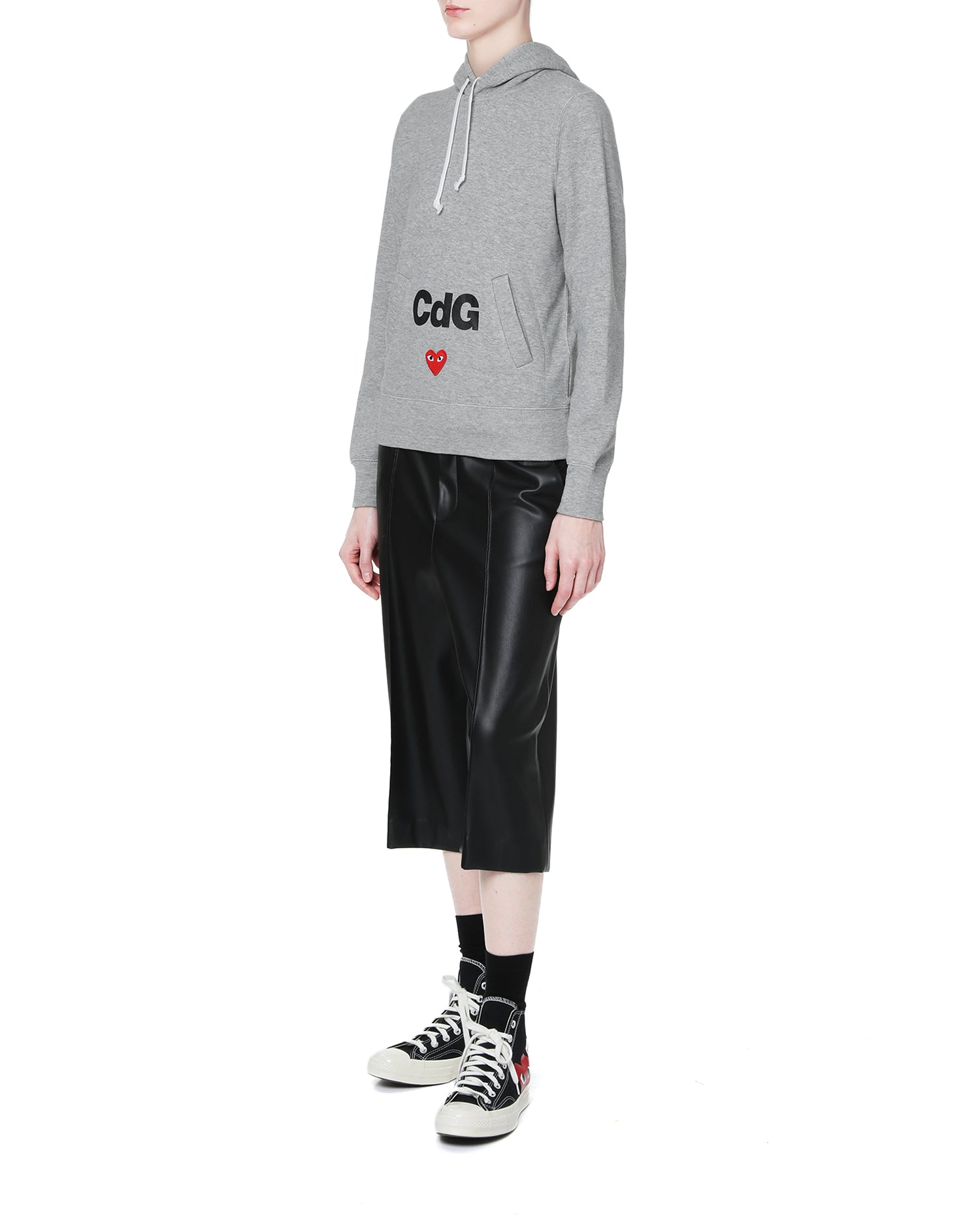 X CDGCDGCDG logo hoodie