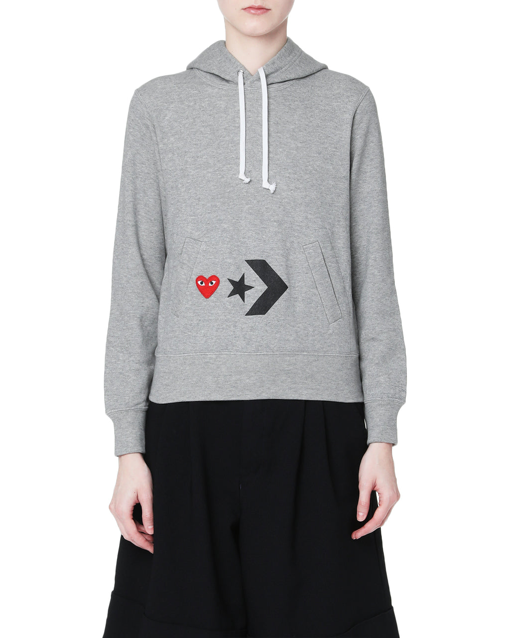 X Converse logo hoodie