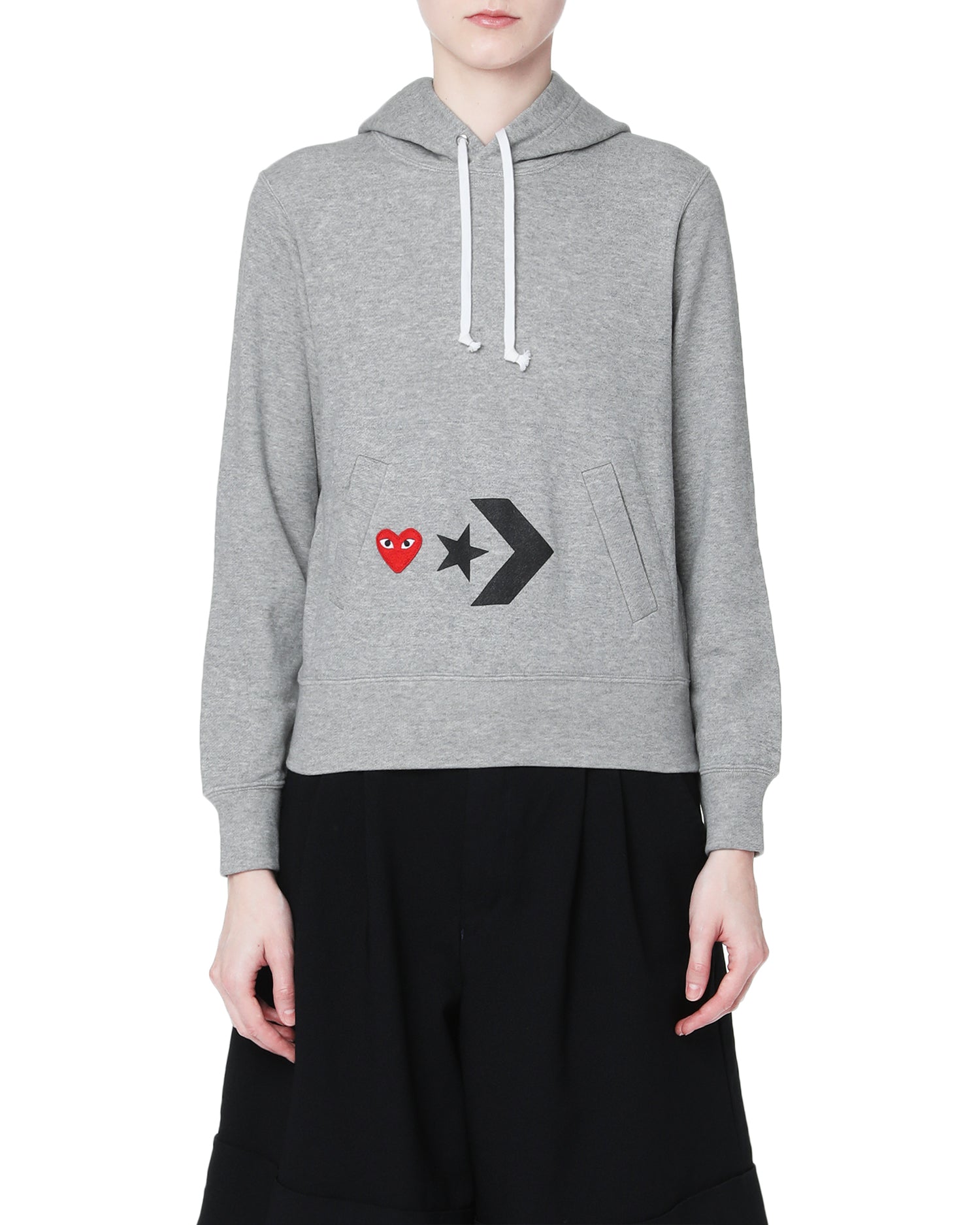 X Converse logo hoodie
